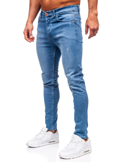 Blugi albastri slim fit Bolf 6177