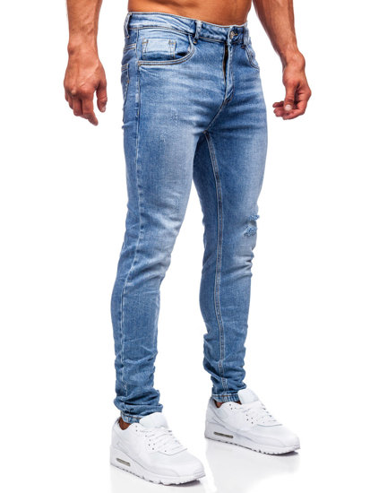 Blugi albaștri slim fit Bolf KA6896S