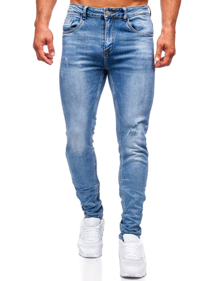 Blugi albaștri slim fit Bolf KA6896S