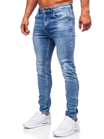 Blugi albaștri slim fit Bolf KA6896S