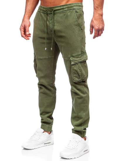 Blugi cargo joggers kaki Bolf MP0105MV