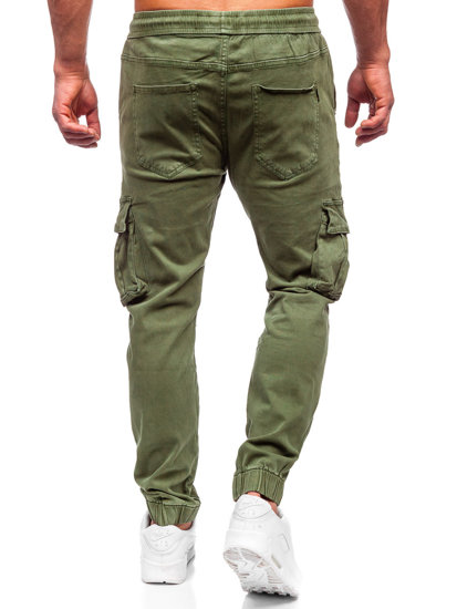 Blugi cargo joggers kaki Bolf MP0105MV