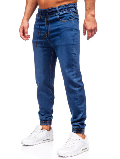 Blugi joggers bleumarin Bolf 8106