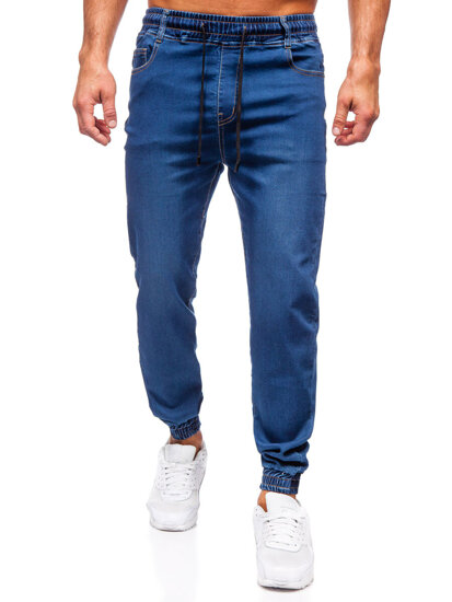 Blugi joggers bleumarin Bolf 8106