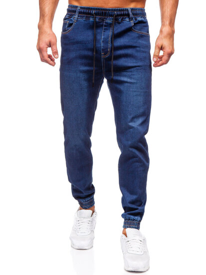 Blugi joggers bleumarin Bolf 8131