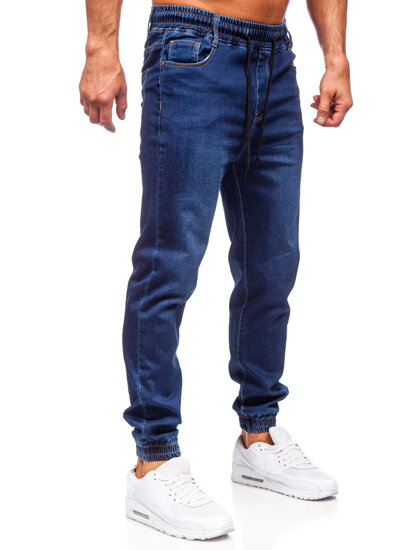 Blugi joggers bleumarin Bolf 8131