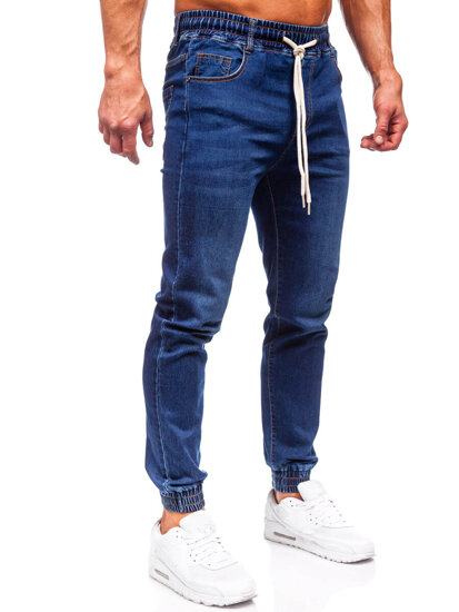 Blugi joggers bleumarin Bolf 9080