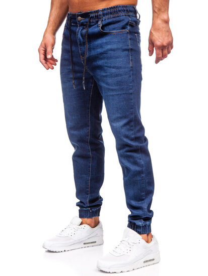 Blugi joggers bleumarin Bolf 9091