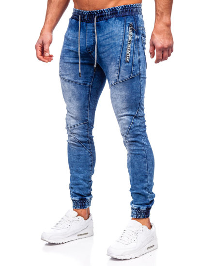 Blugi joggers bleumarin Bolf E7756