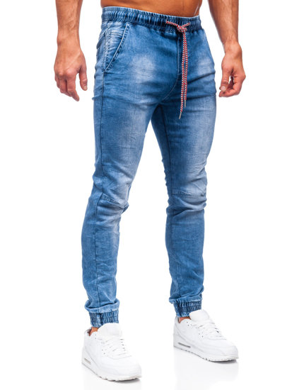 Blugi joggers bleumarin Bolf TF119