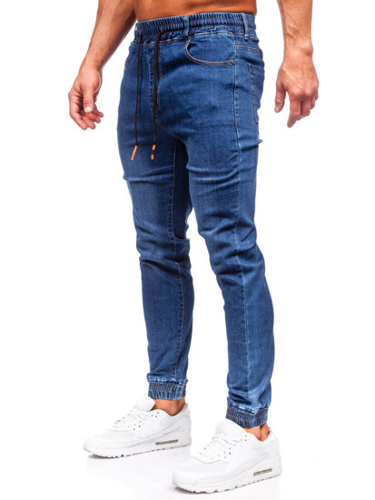 Blugi joggers cargo bleumarin Bolf 8121