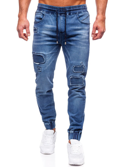 Blugi joggers cargo bleumarin Bolf MP0052-2B