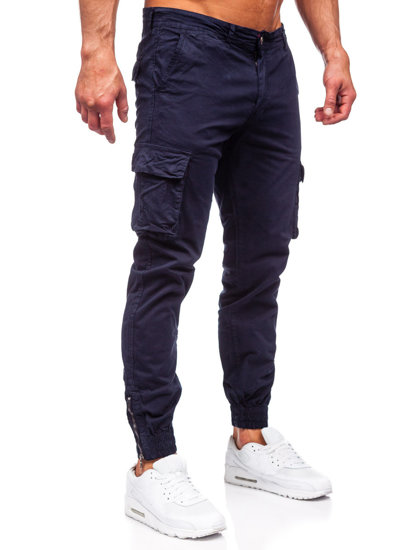 Blugi joggers cargo bleumarin army Bolf Z808