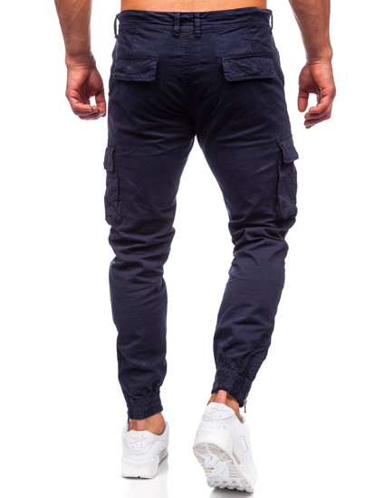 Blugi joggers cargo bleumarin army Bolf Z808