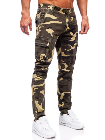 Blugi joggers cargo kaki army Bolf Z811