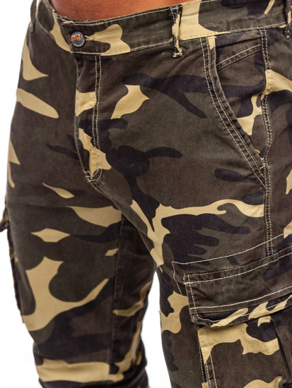 Blugi joggers cargo kaki army Bolf Z811