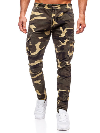 Blugi joggers cargo kaki army Bolf Z811