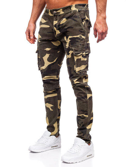 Blugi joggers cargo kaki army Bolf Z811