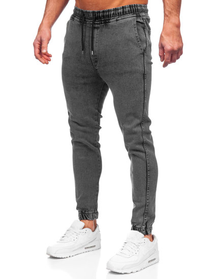 Blugi joggers negri Bolf 0026