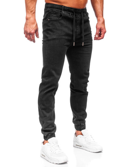 Blugi joggers negri Bolf 8111