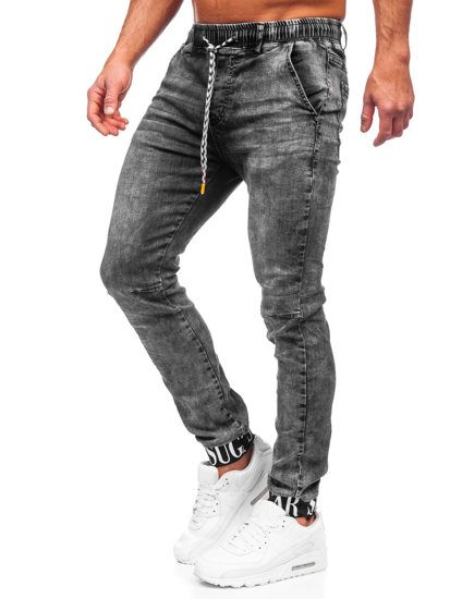 Blugi joggers negri Bolf TF110