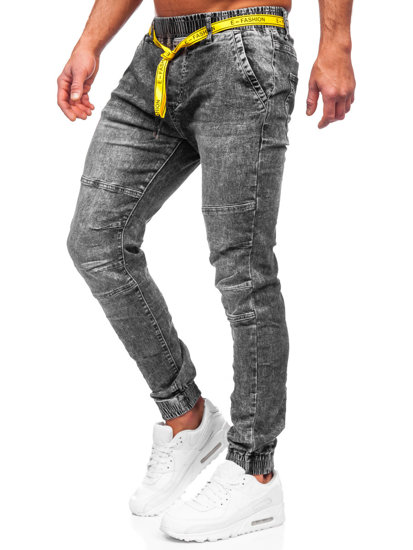 Blugi joggers negri Bolf TF115