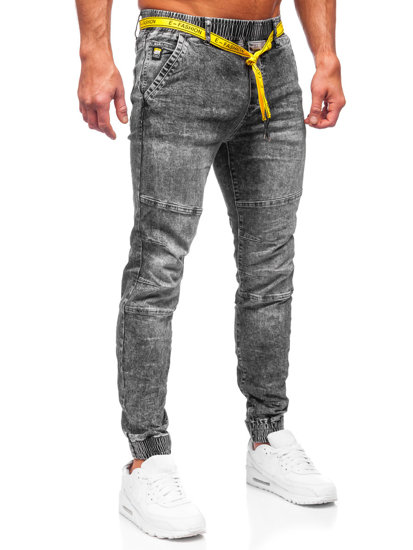 Blugi joggers negri Bolf TF115