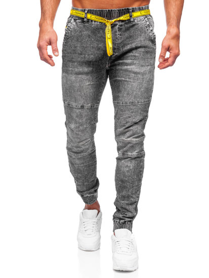 Blugi joggers negri Bolf TF115