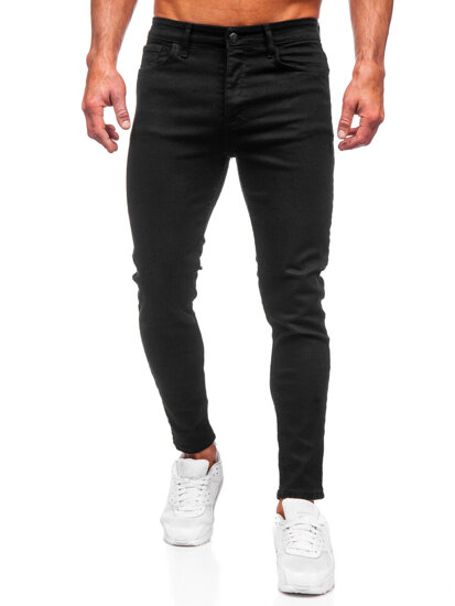 Blugi negri slim fit Bolf 6087