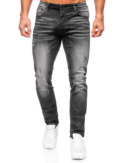 Blugi negri slim fit Bolf MP0070N