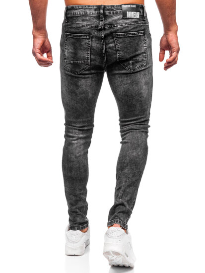 Blugi pentru bărbați Bolf TF291, negri, slim fit