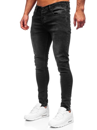 Blugi skinny fit negri Bolf R923