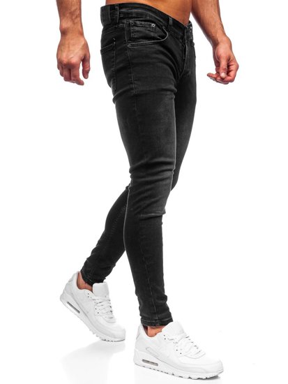 Blugi skinny fit negri Bolf R924