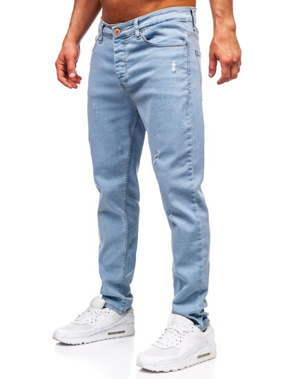 Blugi slim fit albastru Bolf 6447