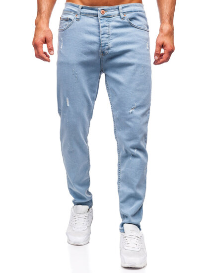 Blugi slim fit albastru Bolf 6447