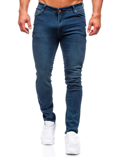 Blugi slim fit bleumarin-închis Bolf 5066-2