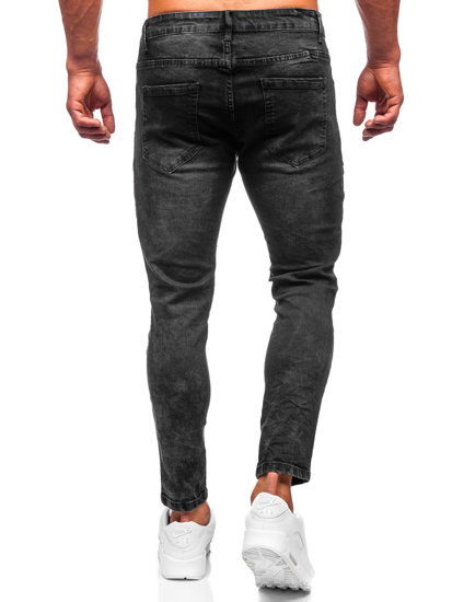 Blugi slim fit negri Bolf TF274