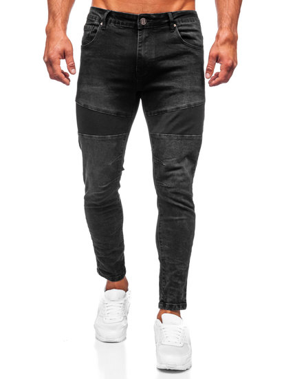 Blugi slim fit negri Bolf TF274