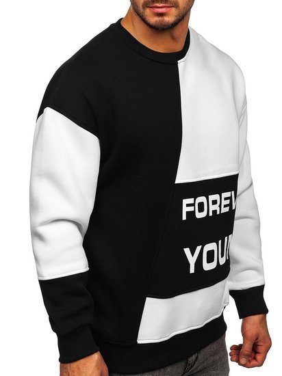 Bluză negru-alb Forever Young Bolf  0003