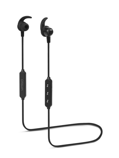 Căști negre intraauriculare bluetooth QBM-86