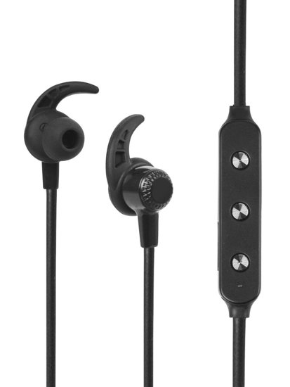 Căști negre intraauriculare bluetooth QBM-86