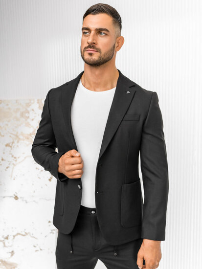 Costum casual pentru bărbați Bolf 09 negru