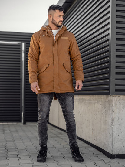 Geacă de iarnă parka camel Bolf EX838