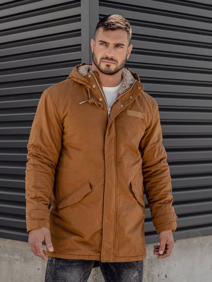 Geacă de iarnă parka camel Bolf EX838