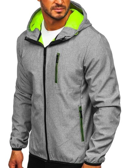 Geacă grafit softshell bărbați Bolf KS2195