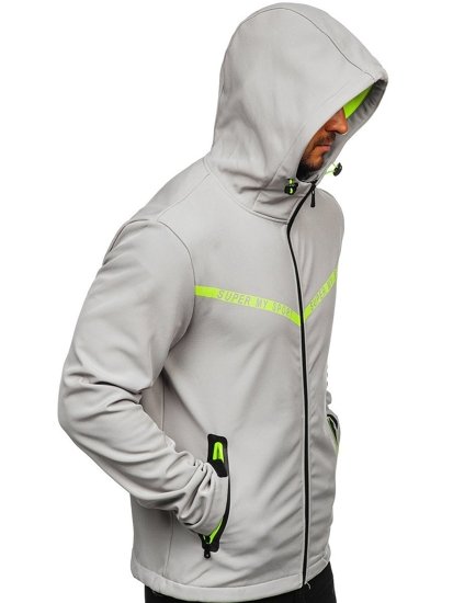 Geacă gri softshell bărbați Bolf KS2181