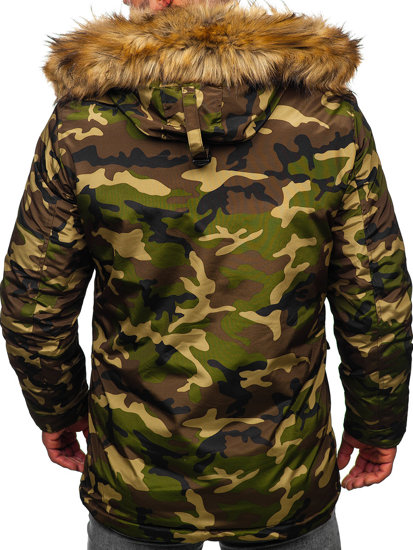 Geacă parka de iarnă kaki Bolf 5M779