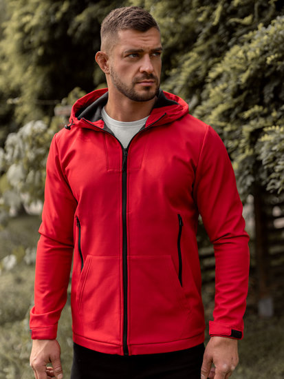 Geacă roșie softshell Bolf HM187