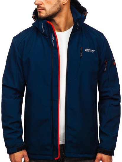 Geacă softshell bleumarin Bolf BK122