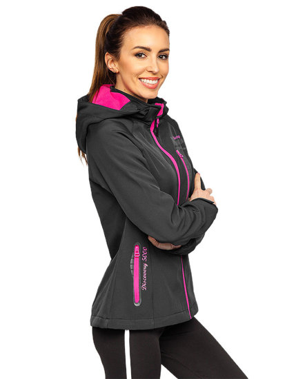 Geacă softshell grafit dame Bolf  HH027